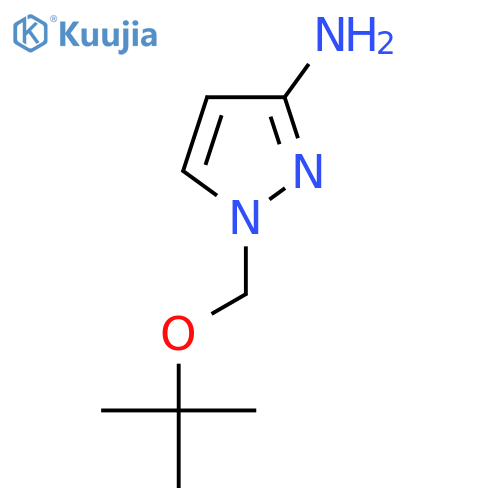 1-[(tert-butoxy)methyl]-1H-pyrazol-3-amine structure