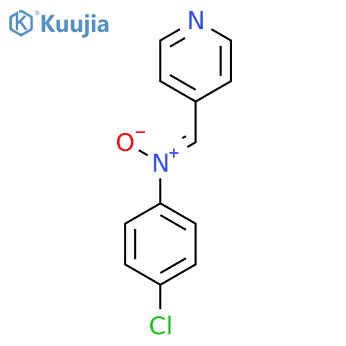 (NZ)-4-chloro-N-oxido-N-(pyridin-4-yl)methylideneanilinium structure