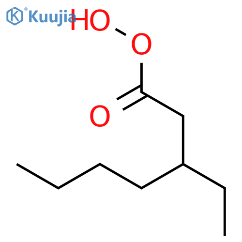Heptaneperoxoic acid, 3-ethyl- structure
