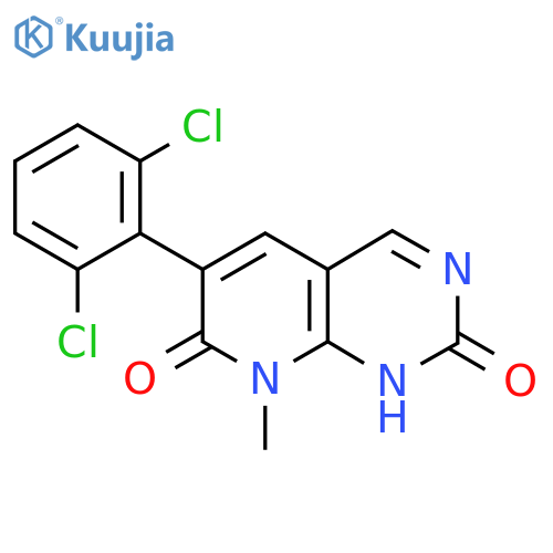 6-(2,6-Dichlorophenyl)-2-hydroxy-8-methyl-8H-pyrido[2,3-d]pyrimidin-7-one structure