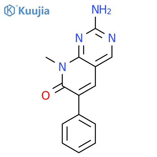 Pyrido[2,3-d]pyrimidin-7(8H)-one,2-amino-8-methyl-6-phenyl- structure