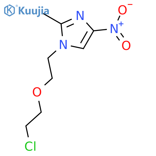 1-[2-(2-chloroethoxy)ethyl]-2-methyl-4-nitro-1H-imidazole structure