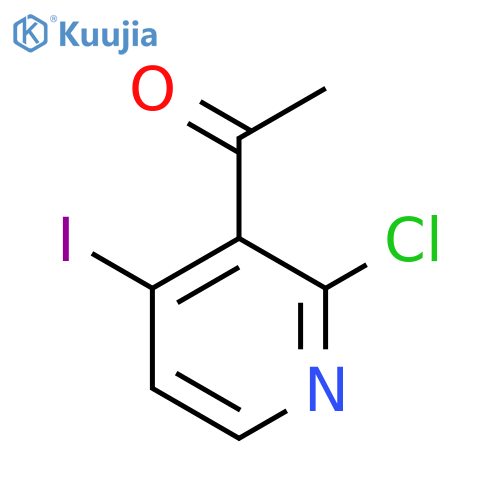 1-(2-Chloro-4-iodopyridin-3-yl)ethanone structure