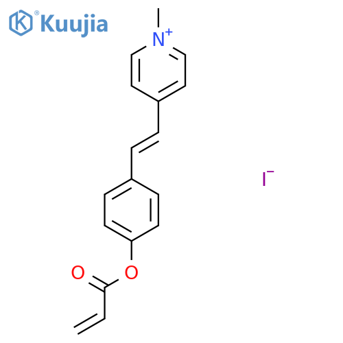 (E)-4-(4-(Acryloyloxy)styryl)-1-methylpyridinium iodide structure