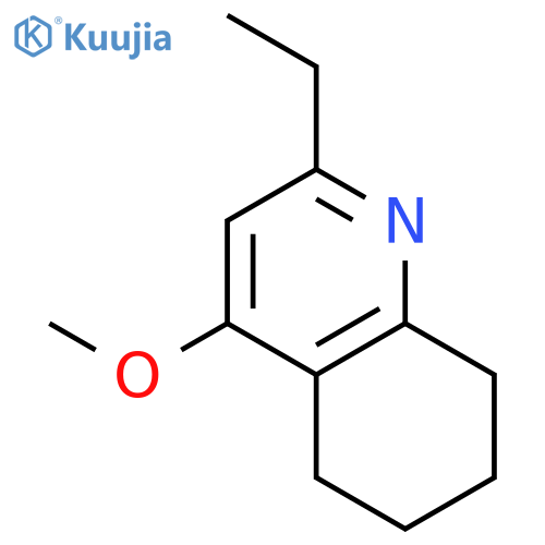 Quinoline, 2-ethyl-5,6,7,8-tetrahydro-4-methoxy- structure