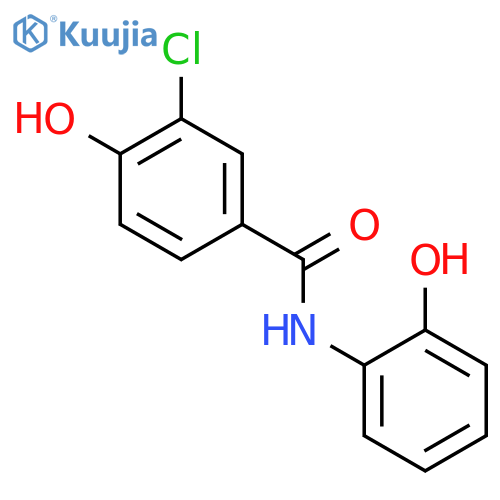 Benzamide, 3-chloro-4-hydroxy-N-(2-hydroxyphenyl)- structure