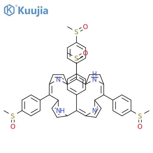 21H,23H-Porphine, 5,10,15,20-tetrakis[4-(methylsulfinyl)phenyl]- structure