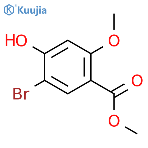 Methyl 5-bromo-4-hydroxy-2-methoxybenzoate structure