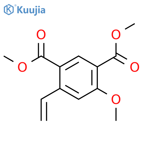 1,3-Benzenedicarboxylic acid, 4-ethenyl-6-methoxy-, dimethyl ester structure