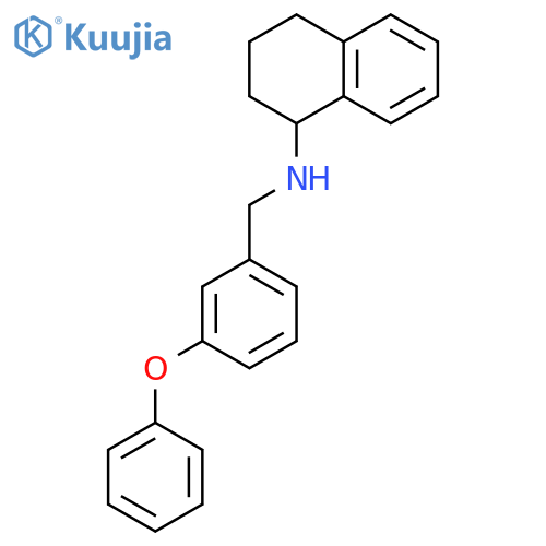 1-Naphthalenamine, 1,2,3,4-tetrahydro-N-[(3-phenoxyphenyl)methyl]- structure