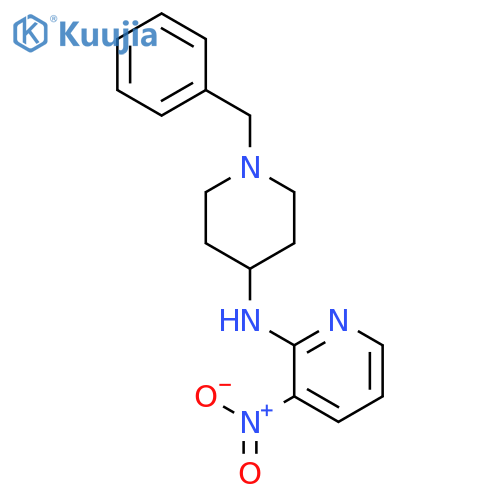 N-(1-Benzylpiperidin-4-yl)-3-nitropyridin-2-amine structure