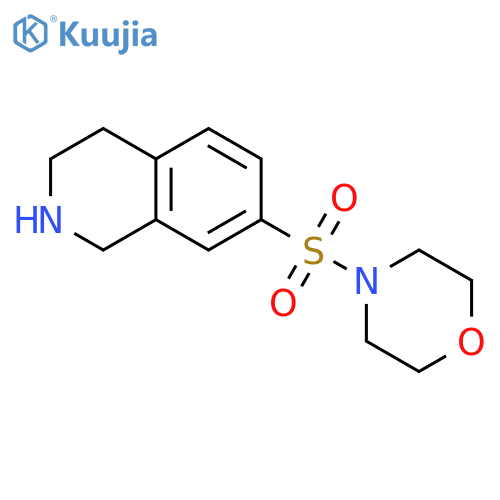 7-(morpholine-4-sulfonyl)-1,2,3,4-tetrahydroisoquinoline structure