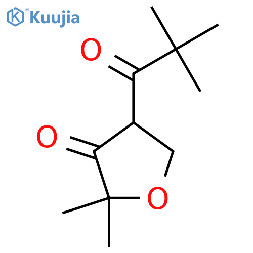 4-(2,2-Dimethylpropanoyl)-2,2-dimethyloxolan-3-one structure