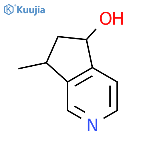(5R,7S)-rel-6,7-dihydro-7-methyl-5H-Cyclopenta[c]pyridin-5-ol structure