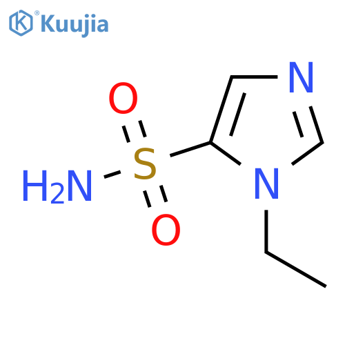 1-Ethyl-1h-imidazole-5-sulfonamide structure