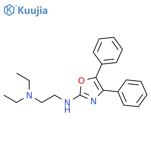 1,2-Ethanediamine, N'-(4,5-diphenyl-2-oxazolyl)-N,N-diethyl- structure