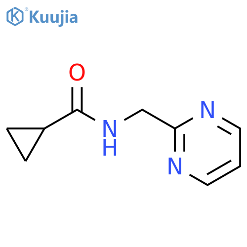 Cyclopropanecarboxamide, N-(2-pyrimidinylmethyl)- structure
