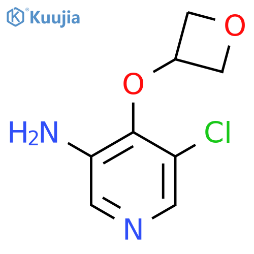 5-Chloro-4-(oxetan-3-yloxy)pyridin-3-amine structure
