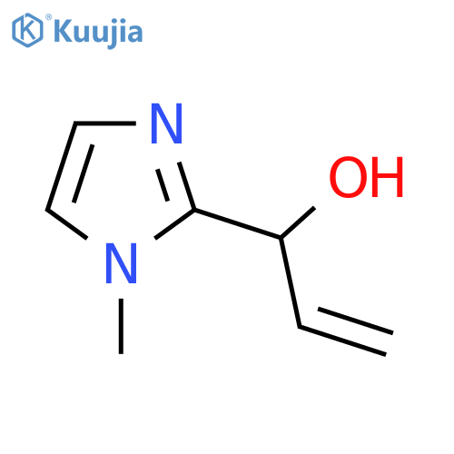 1-(1-methyl-1H-imidazol-2-yl)prop-2-en-1-ol structure