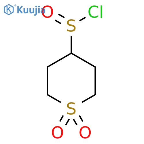 1,1-Dioxo-1lambda6-thiane-4-sulfinyl chloride structure