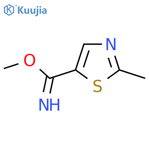 Methyl 2-methyl-1,3-thiazole-5-carboximidate structure