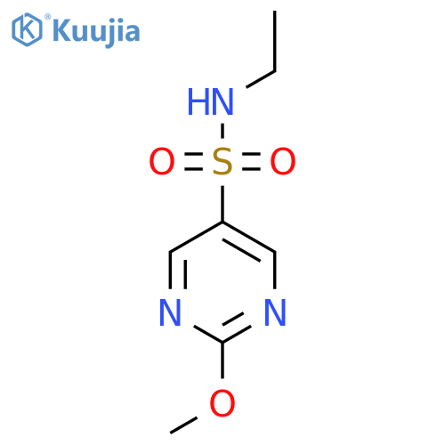 N-ethyl-2-methoxypyrimidine-5-sulfonamide structure