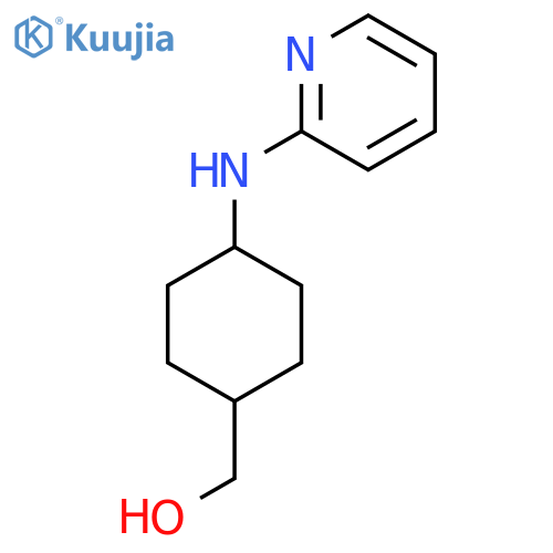{4-[(Pyridin-2-yl)amino]cyclohexyl}methanol structure