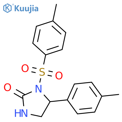 2-Imidazolidinone, 5-(4-methylphenyl)-1-[(4-methylphenyl)sulfonyl]- structure