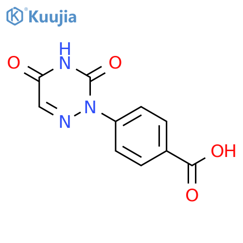 4-(3,5-Dioxo-4,5-dihydro-1,2,4-triazin-2(3H)-yl)benzoic acid structure