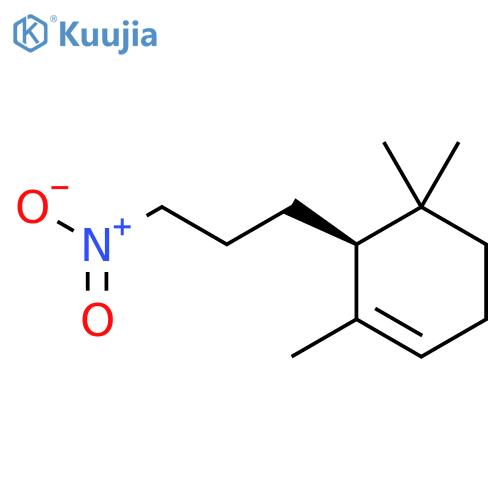 (6S)-1,5,5-Trimethyl-6-(3-nitropropyl)cyclohex-1-ene structure