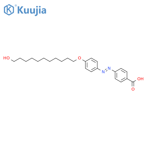Benzoic acid, 4-[[4-[(11-hydroxyundecyl)oxy]phenyl]azo]- structure