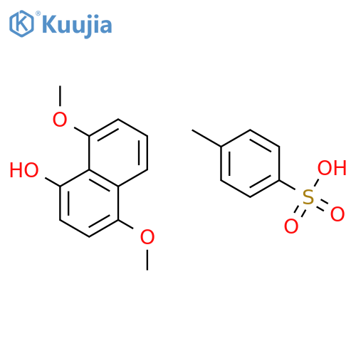 1-Naphthalenol, 4,8-dimethoxy-, 4-methylbenzenesulfonate structure
