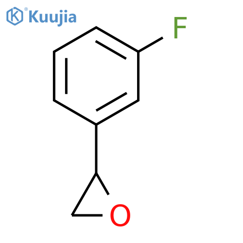 2-(3-fluorophenyl)oxirane structure