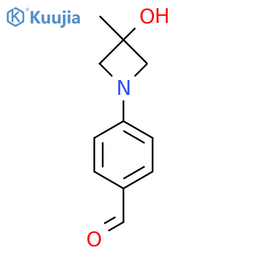 4-(3-Hydroxy-3-methylazetidin-1-yl)benzaldehyde structure
