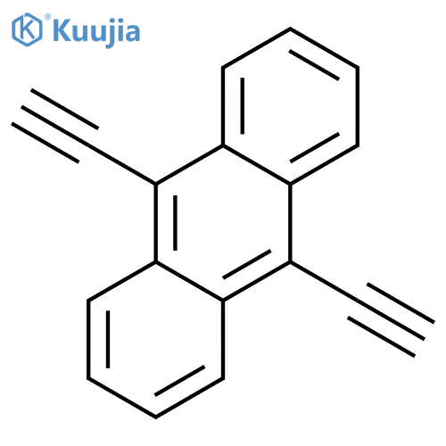 Anthracene, 9,10-diethynyl- structure