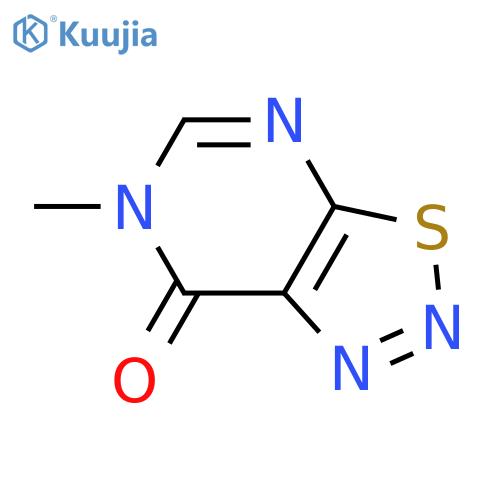 [1,2,3]Thiadiazolo[5,4-d]pyrimidin-7(6H)-one, 6-methyl- structure