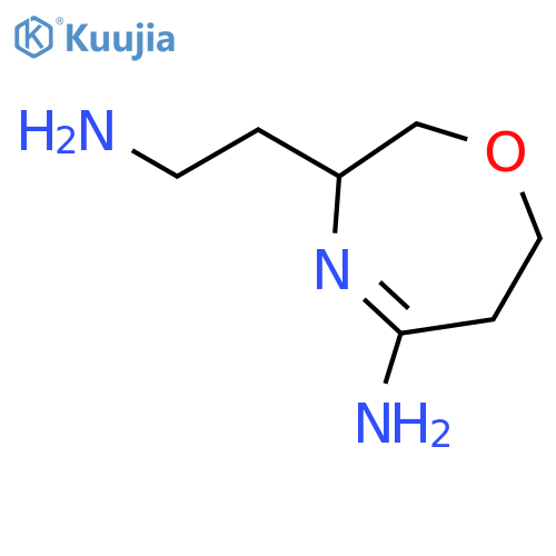 1,4-OXAZEPINE-3-ETHANAMINE, 5-AMINO-2,3,6,7-TETRAHYDRO- structure