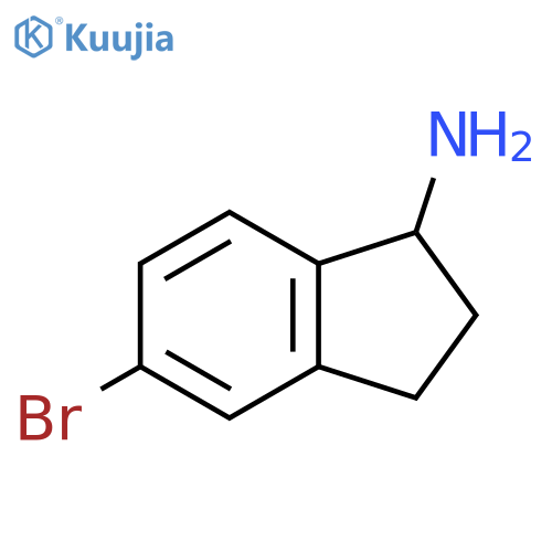 5-bromoindan-1-amine structure