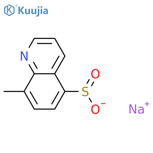 Sodium 8-methylquinoline-5-sulfinate structure