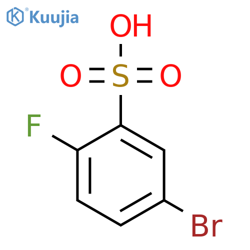 5-Bromo-2-fluorobenzenesulfonic acid structure