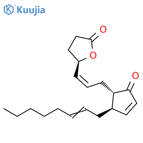 2(3H)-Furanone, dihydro-5-[(1Z)-3-[(1S,2R)-2-(2Z)-2-octen-1-yl-5-oxo-3-cyclopenten-1-yl]-1-propen-1-yl]-, (5R)- structure