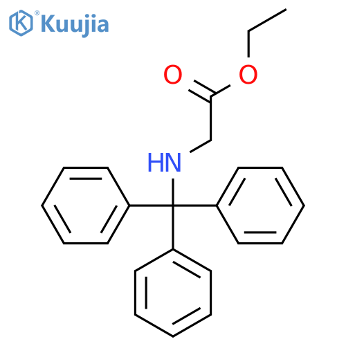 N-(Triphenylmethyl)glycine Ethyl Ester structure
