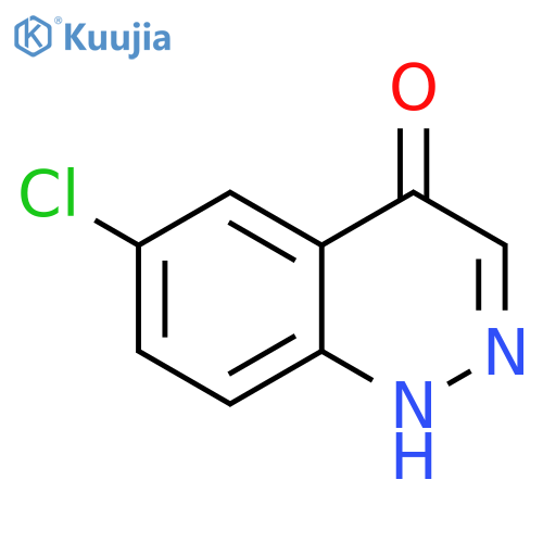 6-Chloro-1H-cinnolin-4-one structure