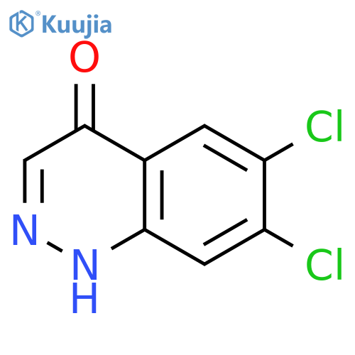6,7-Dichlorocinnolin-4(1H)-one structure