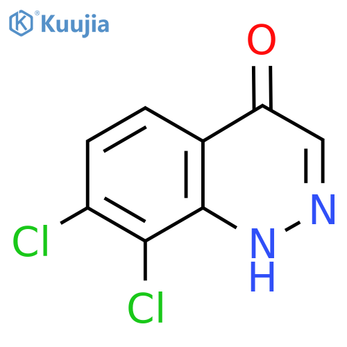 7,8-Dichlorocinnolin-4(1H)-one structure