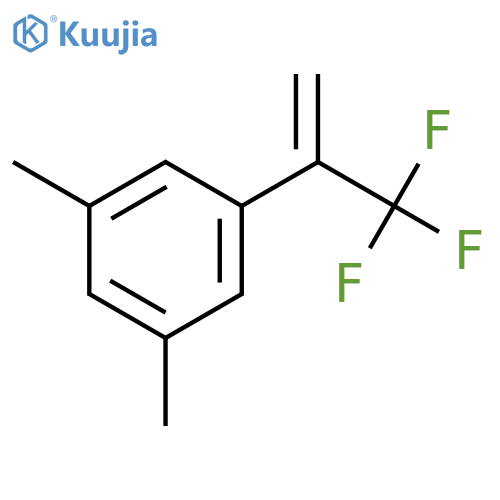 Benzene, 1,3-dimethyl-5-[1-(trifluoromethyl)ethenyl]- structure