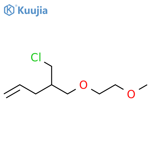 1-Pentene, 5-chloro-4-[(2-methoxyethoxy)methyl]- structure