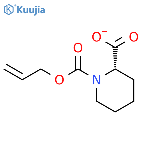 1,2-Piperidinedicarboxylic acid, 1-(2-propenyl) ester, (2S)- structure