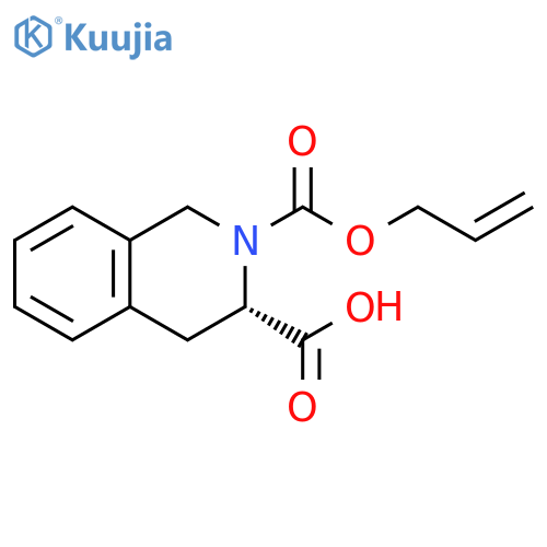 2,3(1H)-Isoquinolinedicarboxylic acid, 3,4-dihydro-, 2-(2-propen-1-yl) ester, (3S)- structure