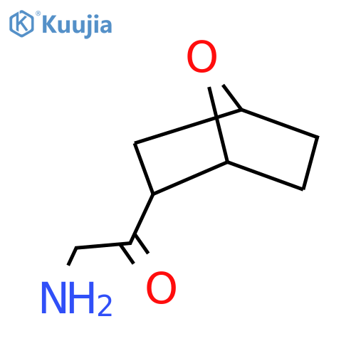 2-Amino-1-{7-oxabicyclo[2.2.1]heptan-2-yl}ethan-1-one structure